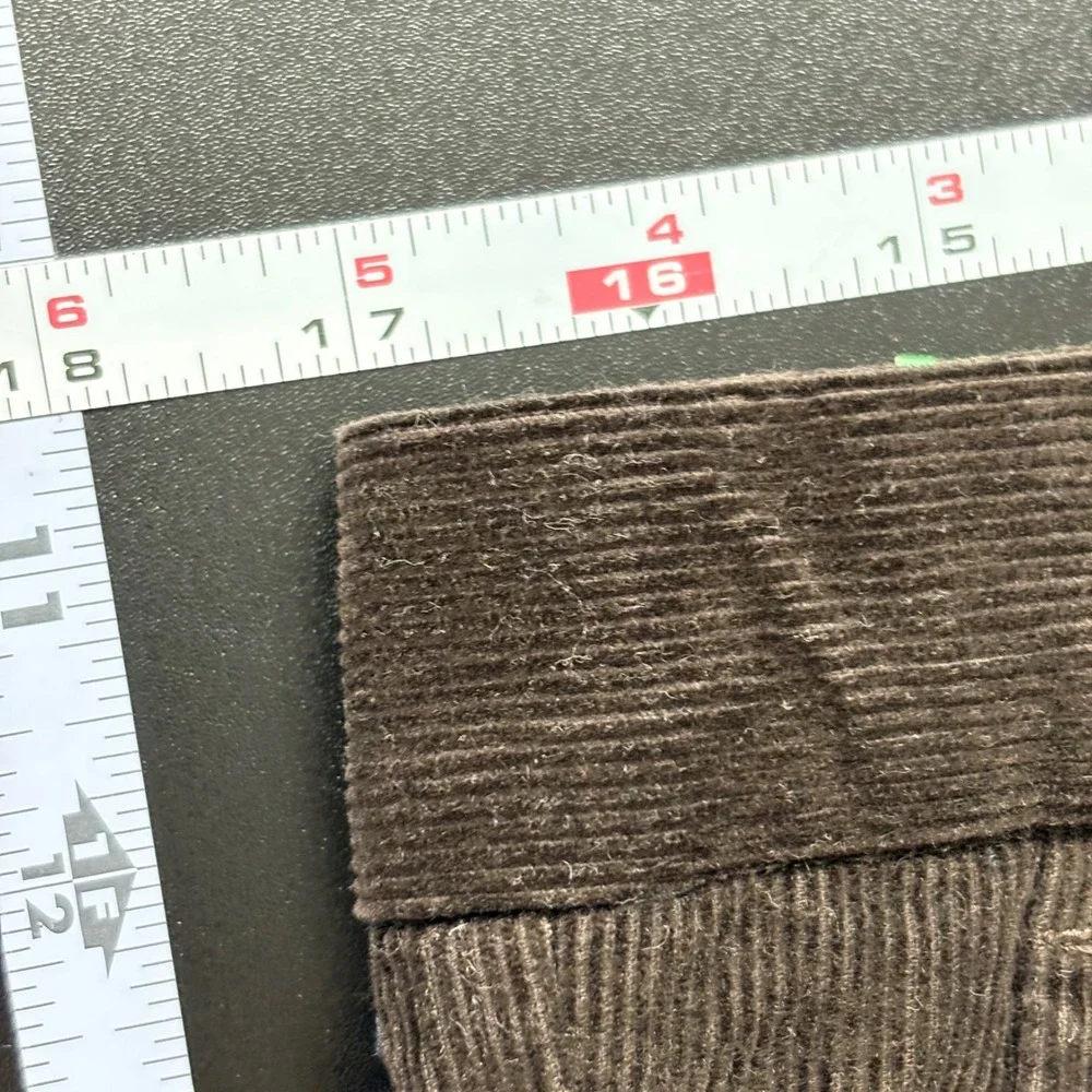 Dockers Mens Corduroy Pants 34x34 Brown D3 Classic Fit Pleated Plush Cord NEW